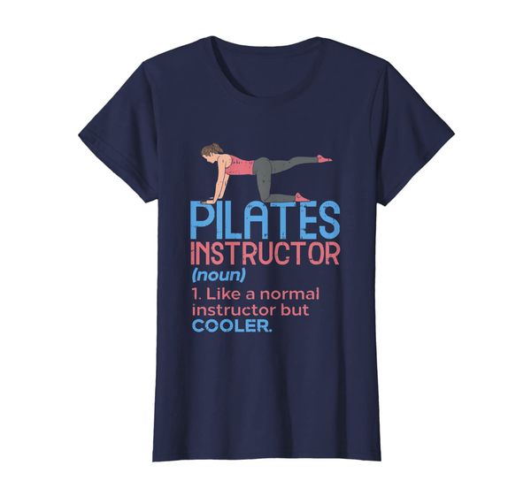 

womens pilates instructor t-shirt | occupation gift tee t-shirt, White;black