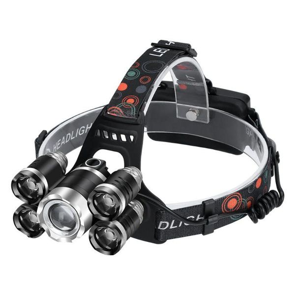 

smart home control led sensor headlamp hard headlight usb rechargeable outdoor hiking fishing camping head light built-in battery