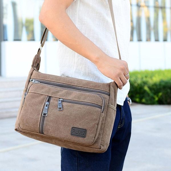 

backpack good qualtiy travel bag canvas casual shoulder crossbody outdoor bags mens school retro zipper