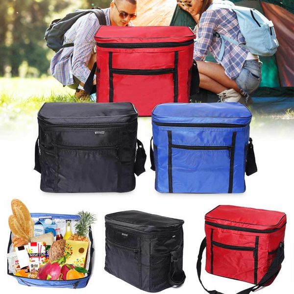 

lunch cooler insulated box picnic tote strap camping thermal container bags fresh ice carrier storage