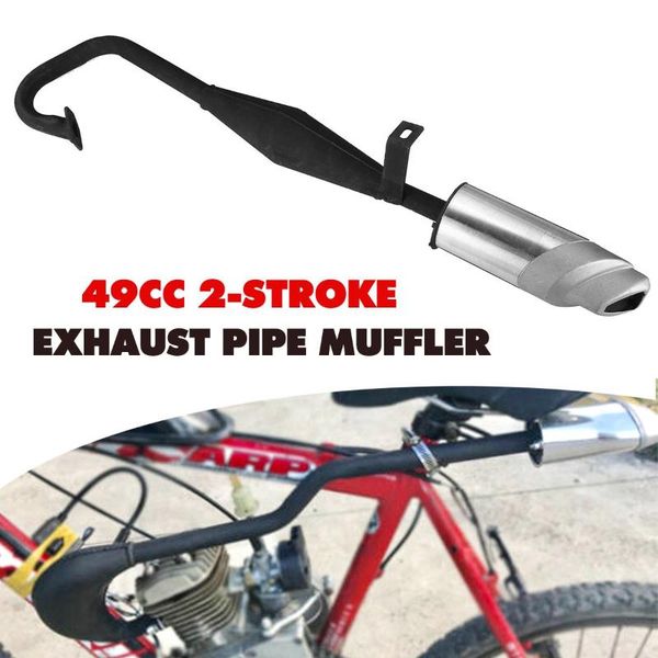 

motorcycle exhaust system 49cc 2 stroke pipe mini atv accessories bike quad dirt scooter spare parts muffler
