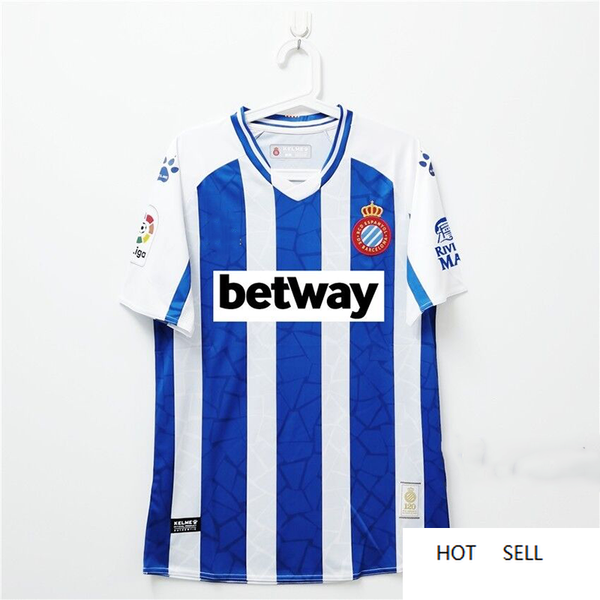 

espanyol camisetas de fÃºtbol terceros rosa wu lei, 2020 de 2021 s darder rosales lÃ³pez roca camiseta de fÃºt, White;black