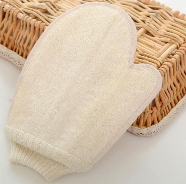 Banheira de cânhamo de fibra natural esfoliante luva de luva loofá mitt washcloths sisal chuveiro banhos luvas sn2329