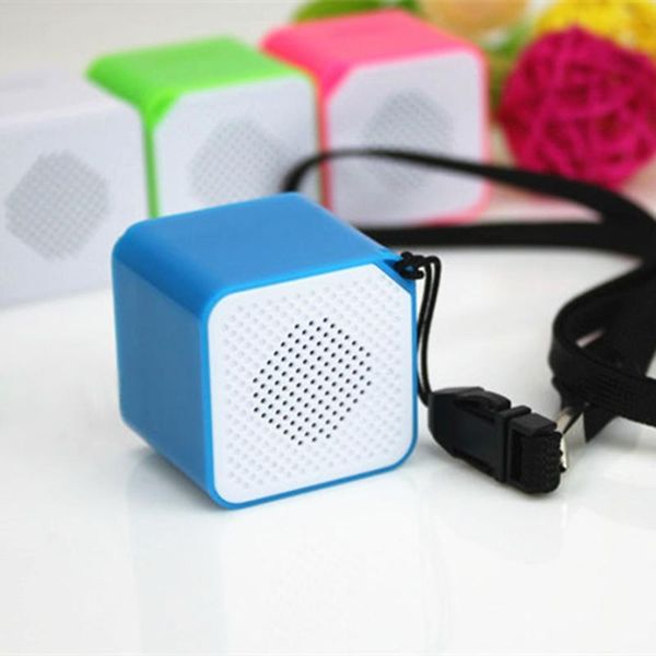 

& mp4 players mini size portable anti-electromagnetic interference music player mp3 cube shape audio support tf card speaker