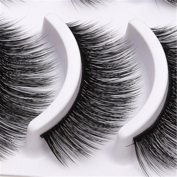 

false eyelashes 10pairs 3d multilayer lashes natural long handmade reusable extension for makeup
