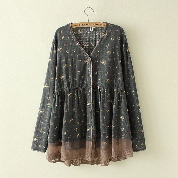 

women's plus size blouse shirt floral lace button half sleeve v neck causal daily cotton and linen spring summer claret green 89v5#, Black