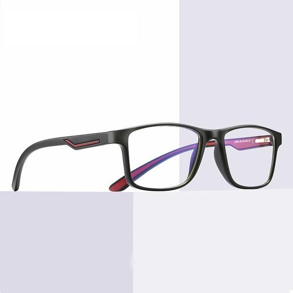 

fashion sunglasses frames square glasses frame men women vintage prescription eyeglasses myopia optical spectacles blue light eyewear, Black