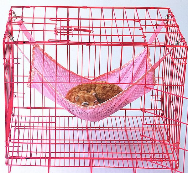 

kennels & pens cat hammock warm soft fleece hanging bed mat kitten pad pet for puppy comfortable cage