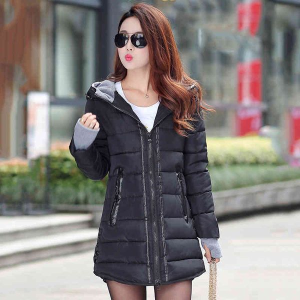 

women's jackets women winter jacket warm thicken female womens coat long hooded outwear casaco feminino inverno xt30, Black;brown