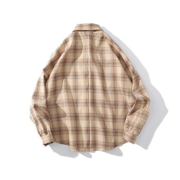 

2020 new harajuku bf style sub coat men's shirt long sleeve korean fashion loose and handsome2021, White;black