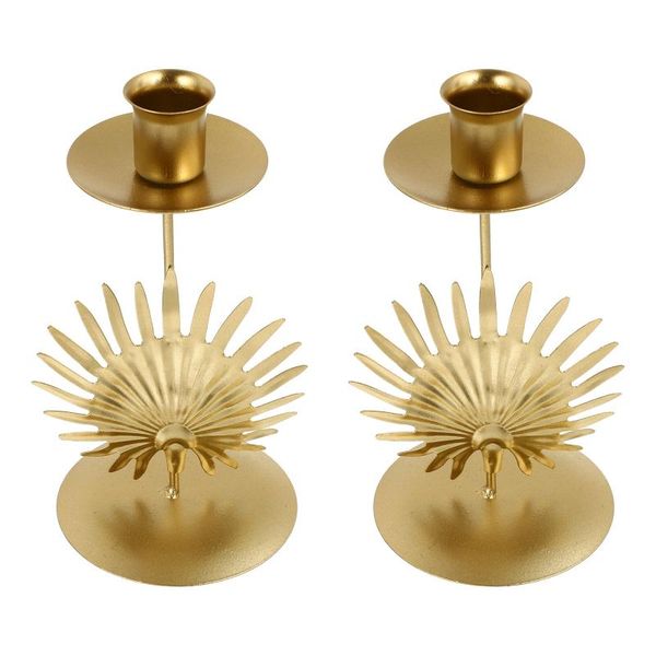 

candle holders 2pcs creative iron candlesticks decorative props for friends