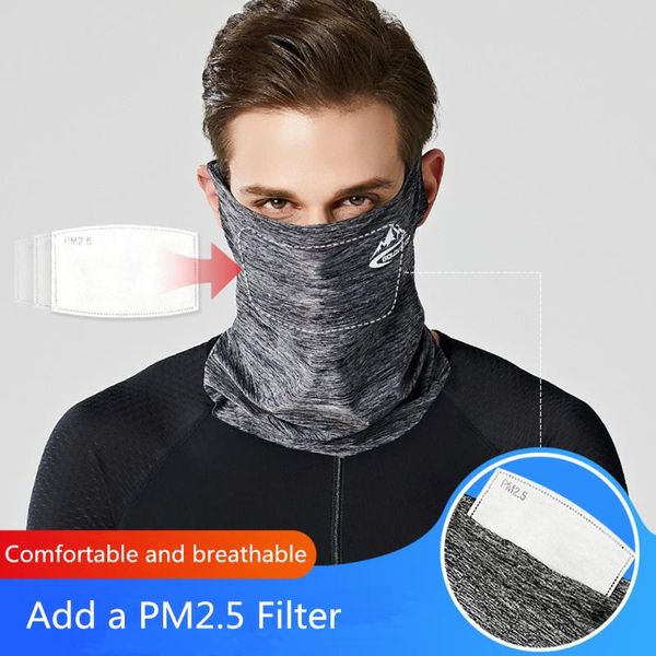 

scarves outdoor sports headband cycling bicycle face neck cover fishing riding hiking scarf head, Blue;gray