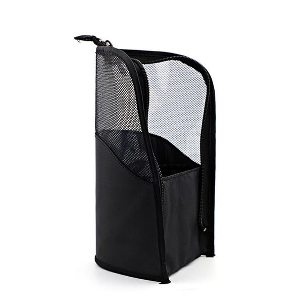 

travel makeup brush bag portable holder organizer pouch waterproof stand-up practical mesh storage case e7 bags