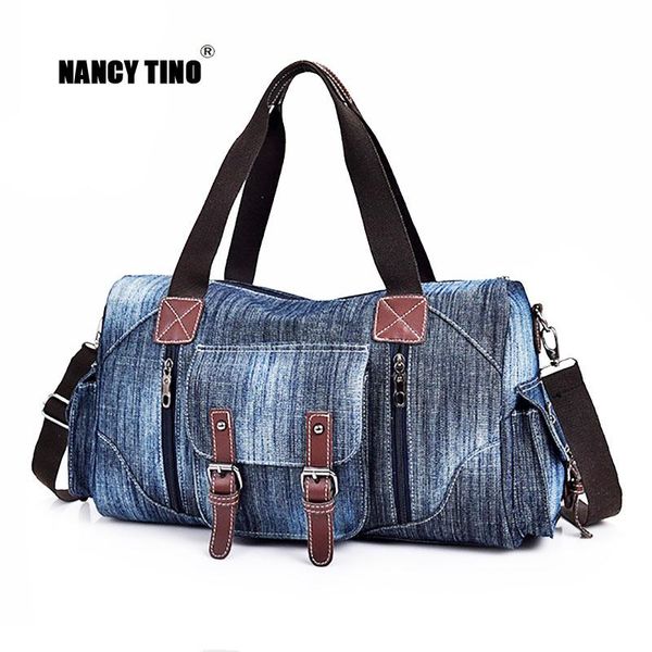 

outdoor bags nancy tino travel hand bag large capacity men women luggage duffle weekend male female shoulder straps