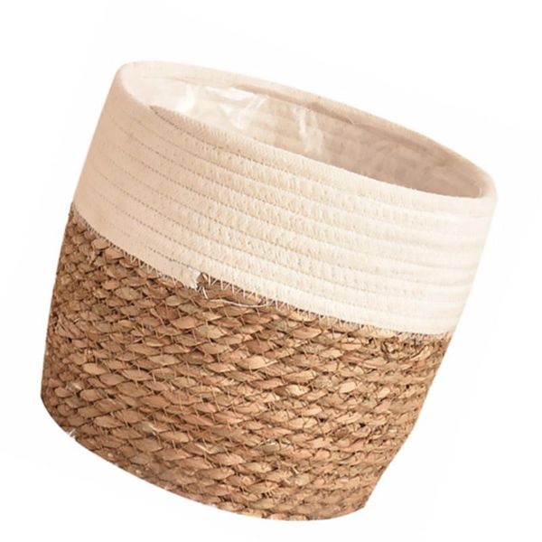 

storage baskets 1pc cotton rope basket organizing dirty clothes container