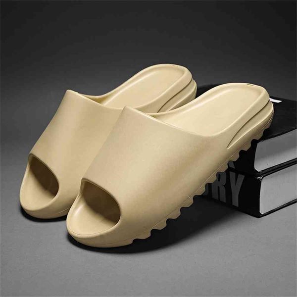 

wholesale slides men fashion summer slippers for soft outside luxury slipper beach shoes open toe sandals women, Black
