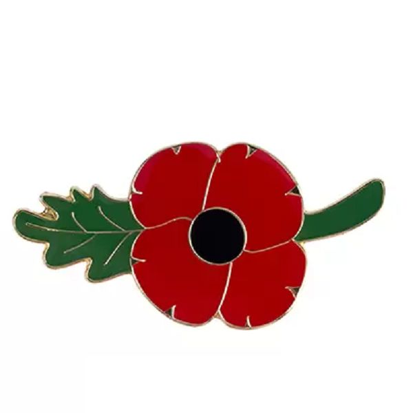 Branco Menos Nós esquecemos Poppy Flor Lapela Pin Flag Badge Lapel Pins Emblemas Broche