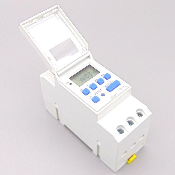 

timers weekly 7 days programmable digital time switch relay timer control ac 220v 230v 110v 24v 12v 16a din rail mount
