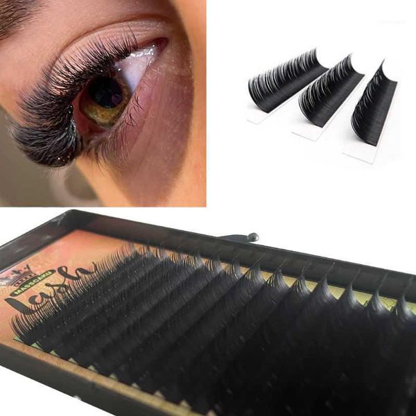

fast ship 16rows/case 8-16mm c/d curl premium comfortable natural classic eyelashes individual eyelash extension makeup maquiage false1
