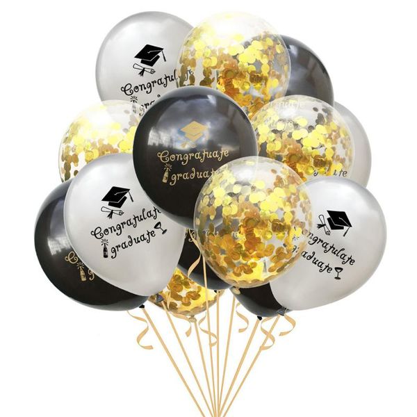 

party decoration graduate confetti balloons bachelor souvenirs graduates favorite decor gifts graduation back to school decoration,q