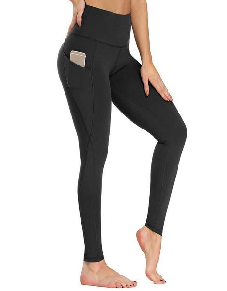 

Grneric High Waist Yoga Pants for Woman Tummy Control Women Leggings with Pocket, Black