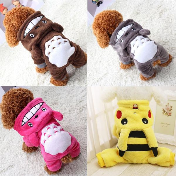 

dog apparel warm clothes soft winter pet coat chihuahua schnauzer cartoon flannel cute comfort clothing