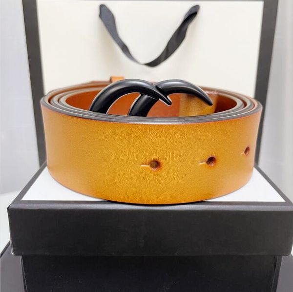 

belts 2023belt women genuine leather golden silver bronze buckle designer cowhide belts men luxury 20 colors carry with box a68 t2302033, Black;brown