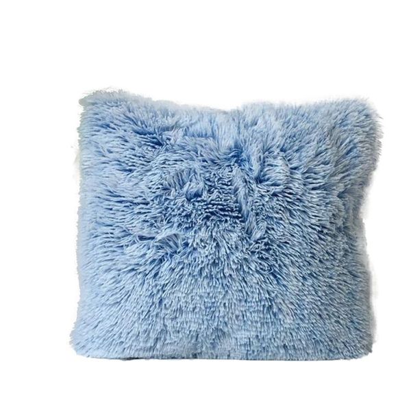 

cushion/decorative pillow plush covers, luxury soft decorative faux fur throw pillowcases for home office car decor