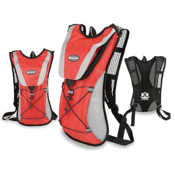 

outdoor bags bike portable bicycle hydration backpack 2l sports hiking climbing water bag storage pouch cycling accessory