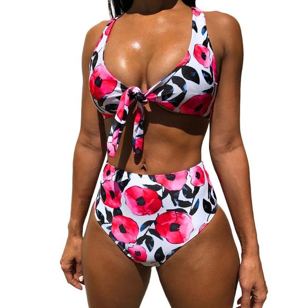 

women's swimwear bathing suit bikini set swimsuit bra bandage women high waist vintage bikinis of 2021 girls competition indoor, White;black