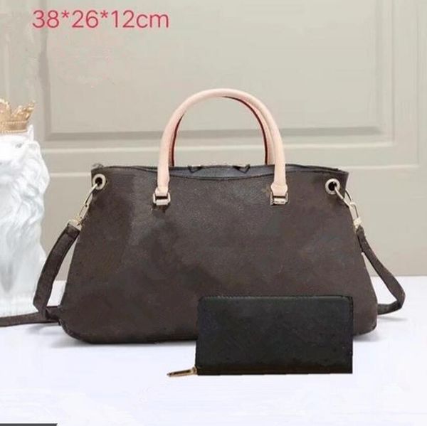 

set women purse handbag old cobbler with wallet upgraded version highquality coated canvas single shoulder bag mother bags totes the new 53