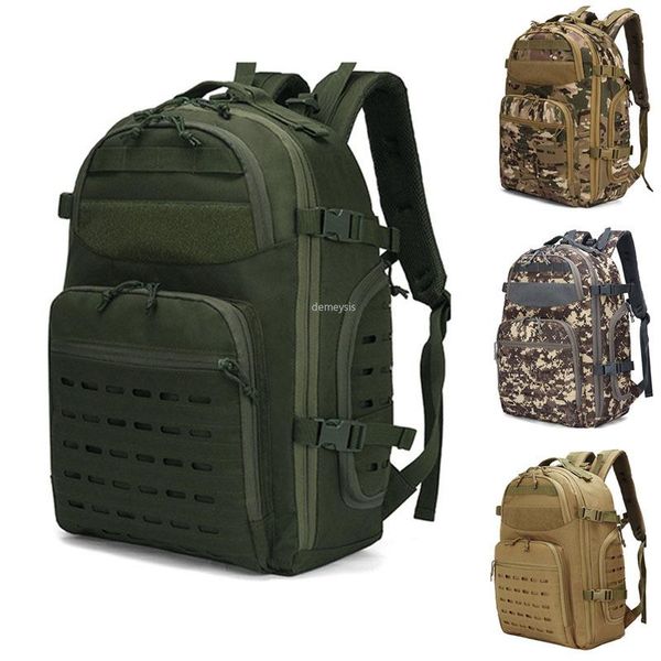 

large capacity mens army tactical backpacks camo trekking camping hunting bags outdoor sport assault molle pack