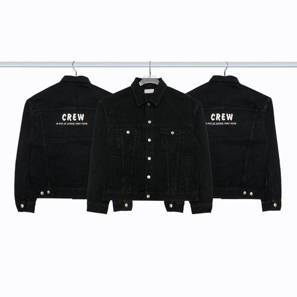 

21ss mens womens designers denim jackets balancai casual winter coats branded fashion luxe mans jacket stylist outwear clothes, Black;brown