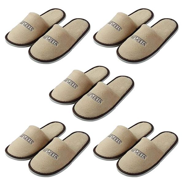 

selling 5 pairs of plush slippers disposable closed el support wholesale and drop party favor