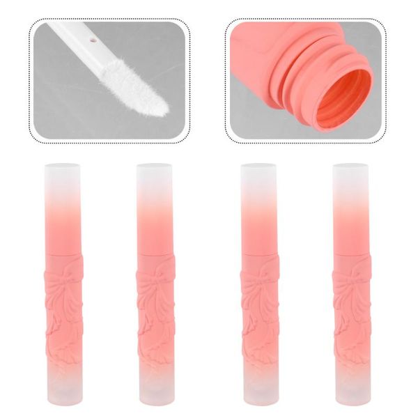 

storage bottles & jars 4pcs lip gloss empty tubes containers