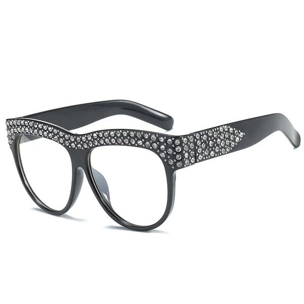 

sunglasses luxury cat eye women italy brand designer diamond sun glasses ladies vintage oversized shades female flat eyewear, White;black