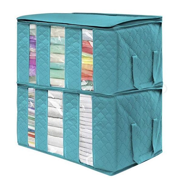 

storage bags portable foldable bag multi-function large-capacity dust-proof clothes organizer household wardrobe supplies accessories