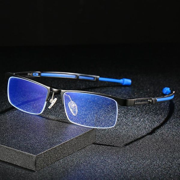 

fashion sunglasses frames arrival glasses frame for men and women sports style alloy eyeglasses optical prescription eyewear spectacles, Black