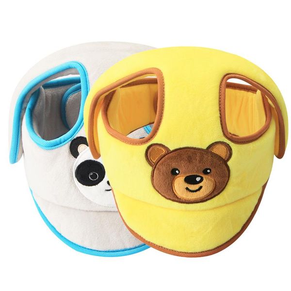 

caps & hats baby anti-collision safety head cap infant toddler helmet soft comfortable security protection - adjustable, Yellow