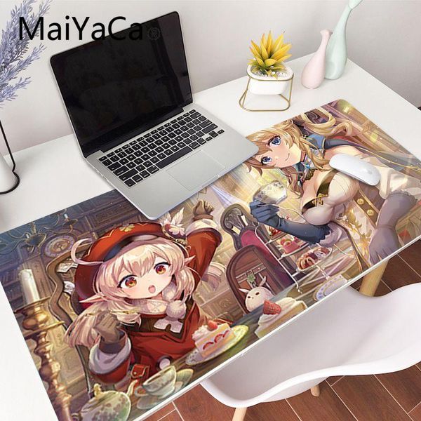 

mouse pads & wrist rests genshin impact girl office mice gamer soft pad size for 30*80cm/11.8*31.5inch