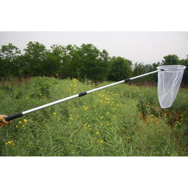 

fishing accessories extendable net aluminum alloy pole handle landing lengthen tuck dragonfly insect for kids adults