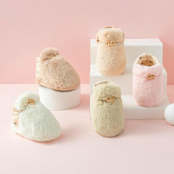 

first walkers fall/winter baby toddler shoes born warm floor plus velvet cotton soft bottom anti-fuzzy foot cover
