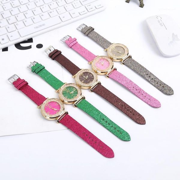 

wristwatches 2021 selling watch fashion women watches luxury crystal rhinestone stainless steel quartz drop reloj&5, Slivery;brown