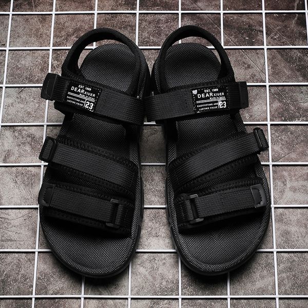 

comfortable sports sell well sandals men women slippers lady gentlemen sandy beach shoes breathable and lightweight, Black