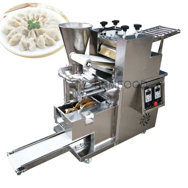 

2021 commercial 1.1kw automatic conveyor belt samosa dumpling machine jiaozi maker empanadaÂ makingÂ manufacturerÂ 220v