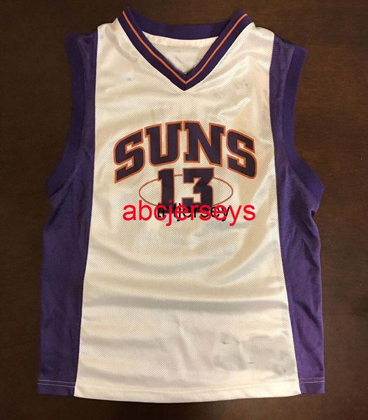 

100% stitched steve nash basketball jersey mens women youth stitched custom number name jerseys xs-6xl, Black