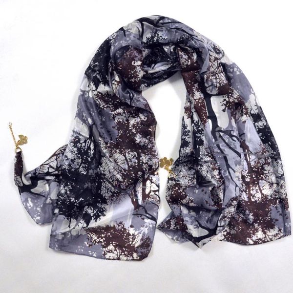

scarves winter ladies pendant silk scarf autumn women super large long shawl 180*110cm purple grey cape, Blue;gray