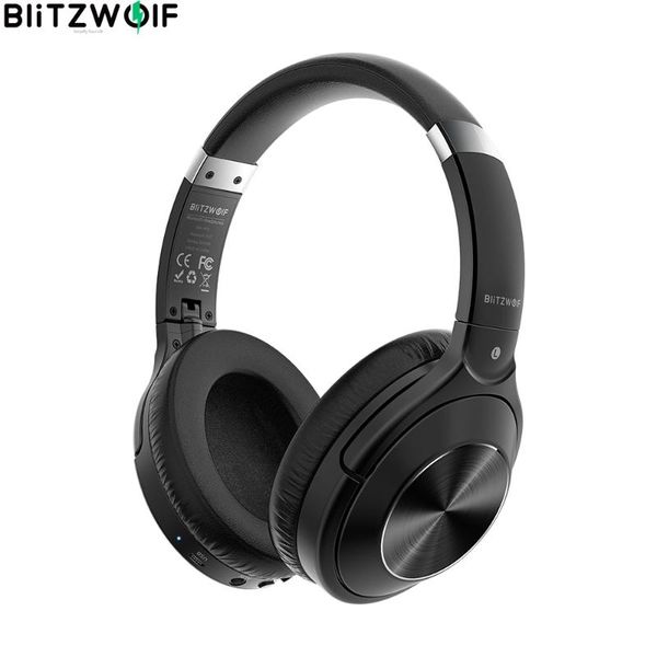 

blitzwolf bw-hp3 wireless bluetooth headphone 40mm driver graphene diaphragm hifi stereo over-ear noise canceling gaming headset headphones