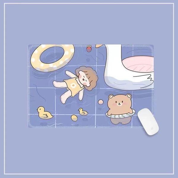 

mouse pads & wrist rests gaming pad kawayi 26x21cm mini version anime computer mat comfortable gamer rubber home office
