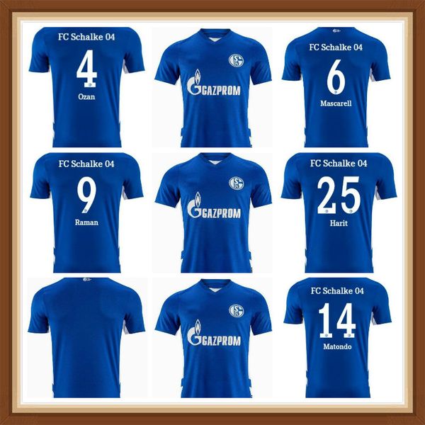 

21 22 fc schalke soccer jerseys home away uth ozan harit 04 raman serdar kutucu matondo 2021 2022 football shirts, Black;yellow